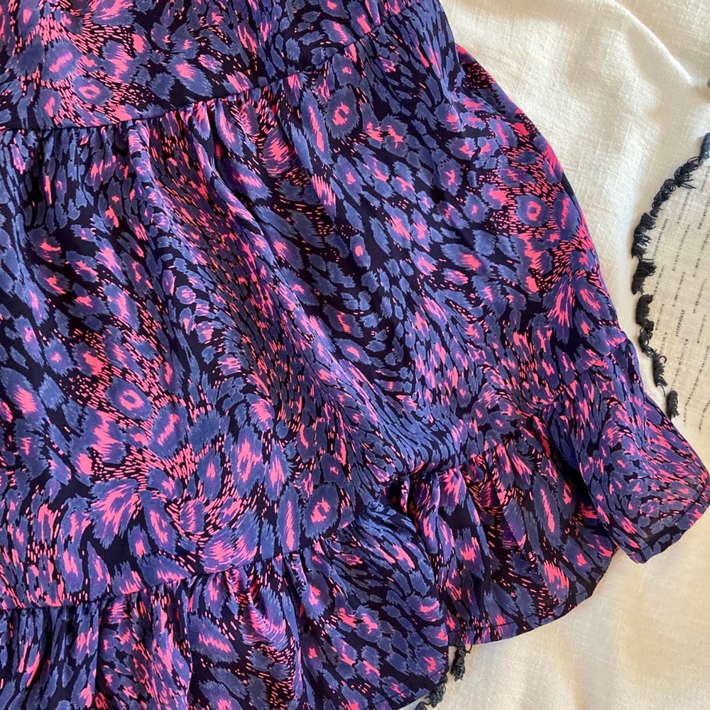 Leopard Ruffle Summer Dress